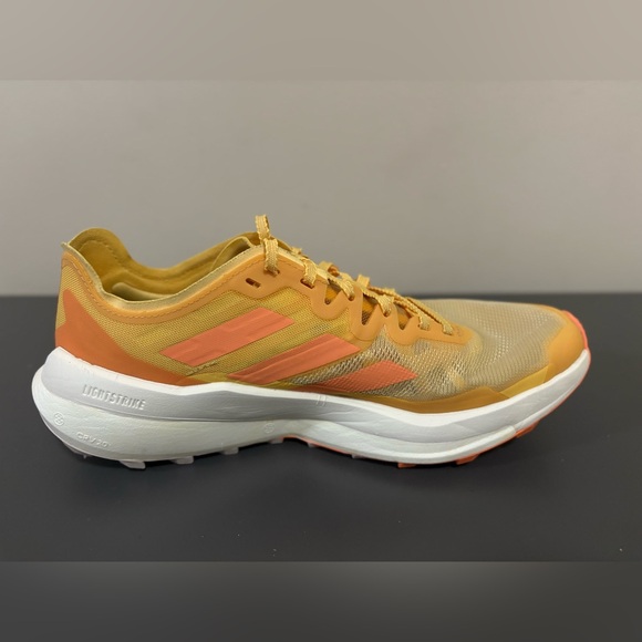 Adidas Women’s Terrex Agravic Speed Trail Running Shoes, Size 8.5,yellow &orange - Picture 8 of 14